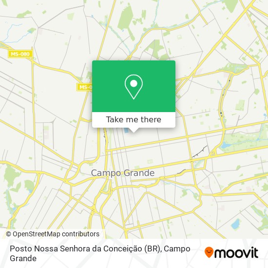 Posto Nossa Senhora da Conceição (BR) map