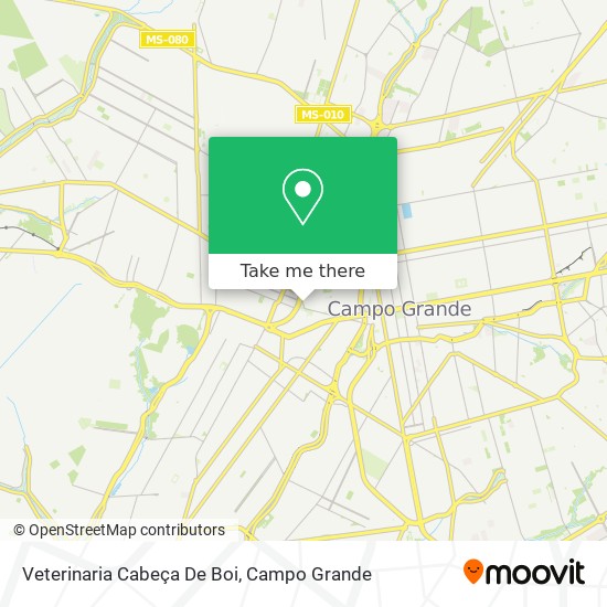 Veterinaria Cabeça De Boi map