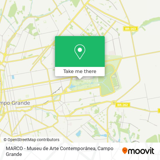 Mapa MARCO - Museu de Arte Contemporânea