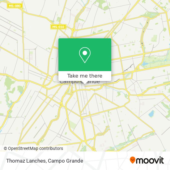 Thomaz Lanches map