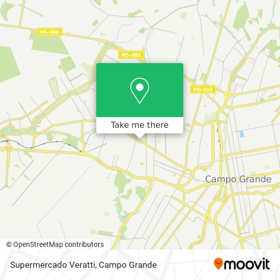Supermercado Veratti map