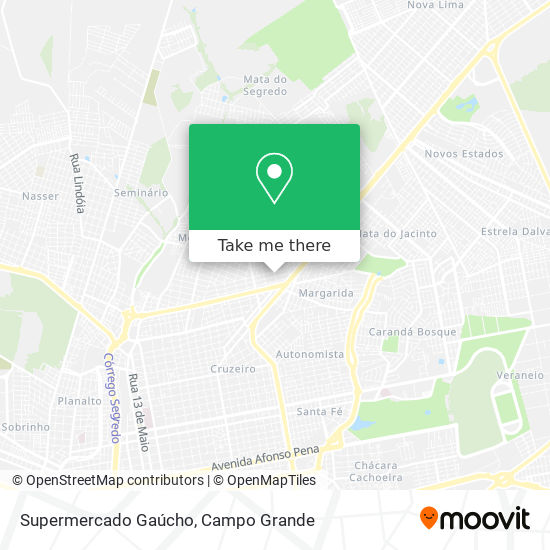 Supermercado Gaúcho map