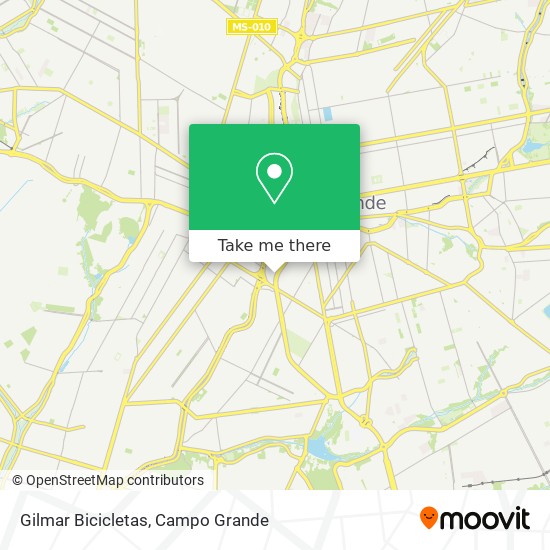 Mapa Gilmar Bicicletas