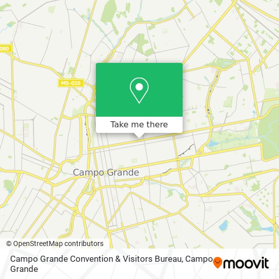 Campo Grande Convention & Visitors Bureau map