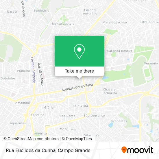 Rua Euclides da Cunha map