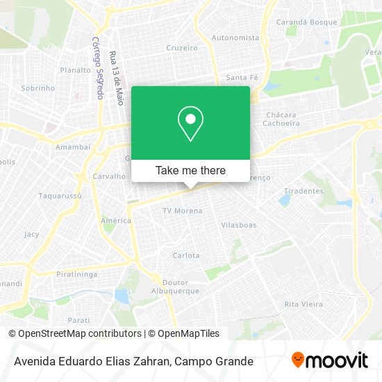 Mapa Avenida Eduardo Elias Zahran