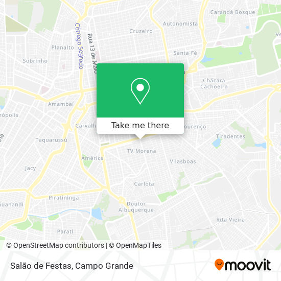 Salão de Festas map