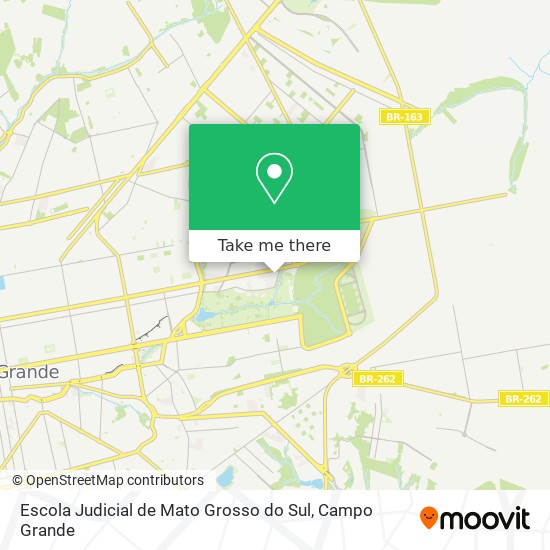 Escola Judicial de Mato Grosso do Sul map