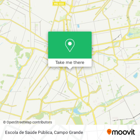 Escola de Saúde Pública map