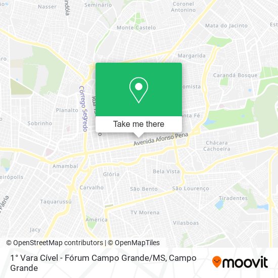 1° Vara Cível - Fórum Campo Grande / MS map