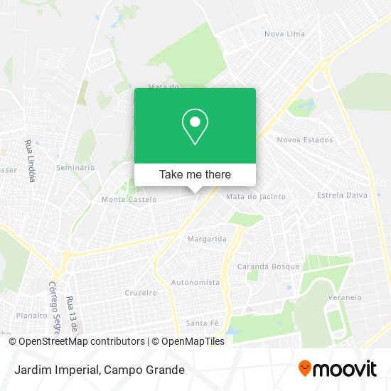 Mapa Jardim Imperial