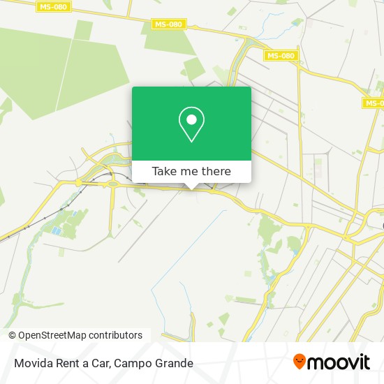 Movida Rent a Car map