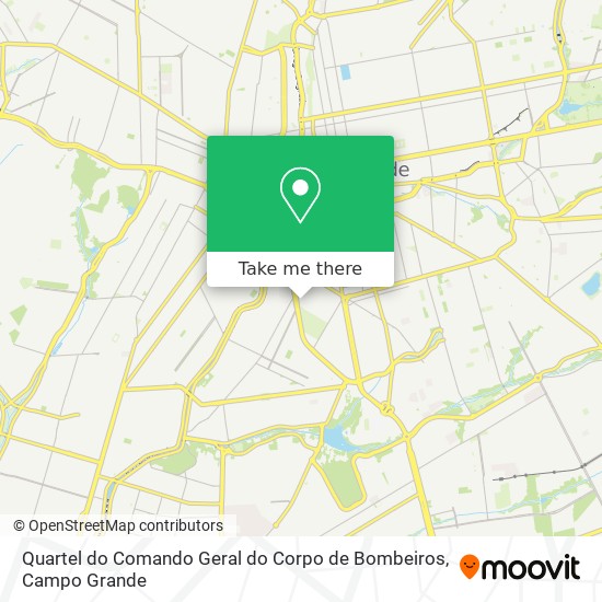 Quartel do Comando Geral do Corpo de Bombeiros map