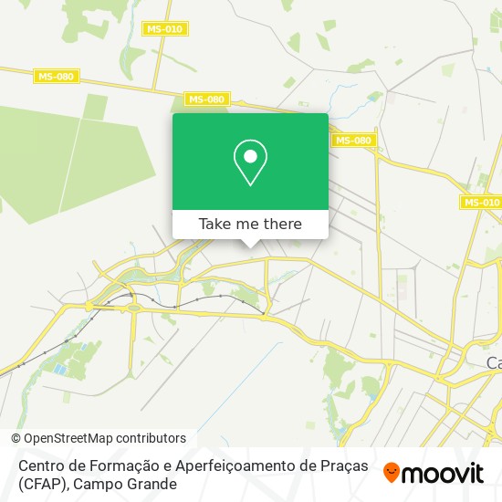 Centro de Formação e Aperfeiçoamento de Praças (CFAP) map