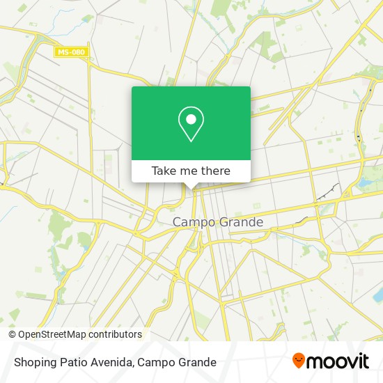 Shoping Patio Avenida map