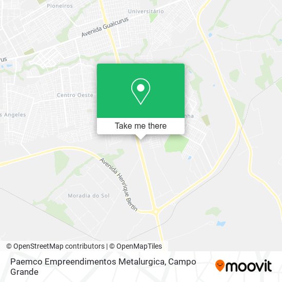 Paemco Empreendimentos Metalurgica map