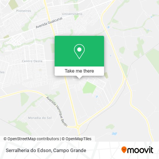 Mapa Serralheria do Edson