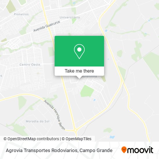 Agrovia Transportes Rodoviarios map