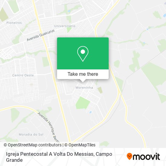 Mapa Igreja Pentecostal A Volta Do Messias