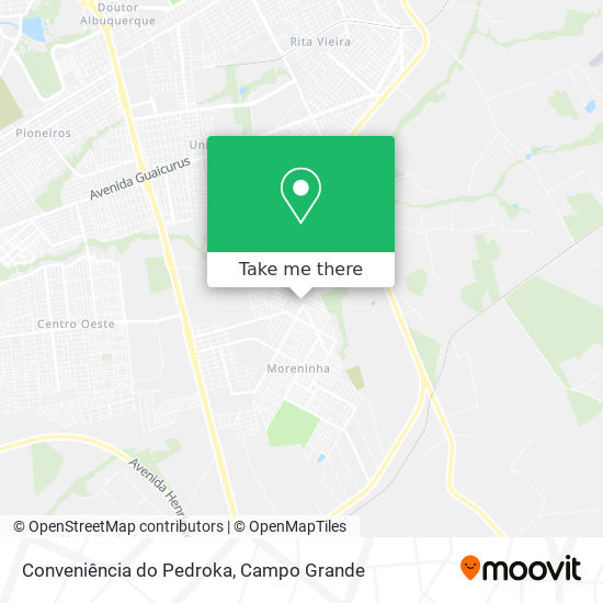 Conveniência do Pedroka map