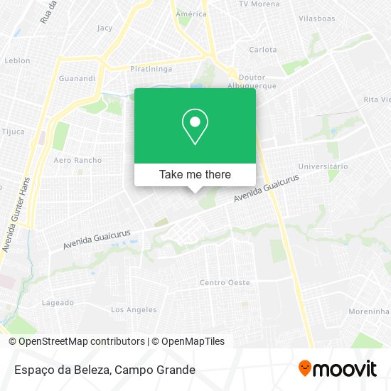 Espaço da Beleza map