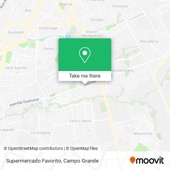 Mapa Supermercado Favorito