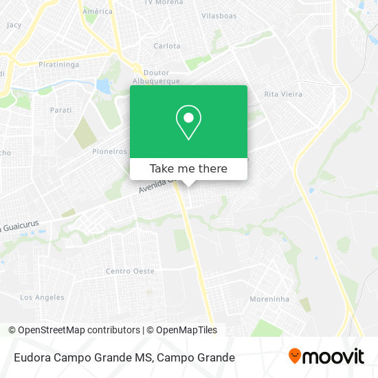 Mapa Eudora Campo Grande MS