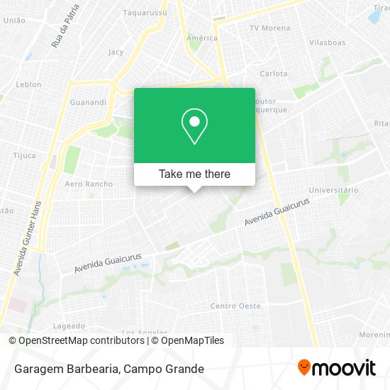 Mapa Garagem Barbearia