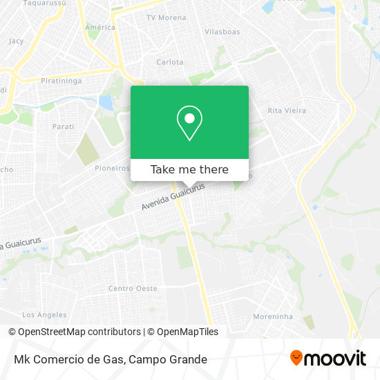 Mk Comercio de Gas map