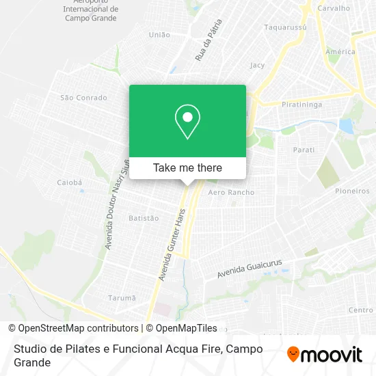 Studio de Pilates e Funcional Acqua Fire map