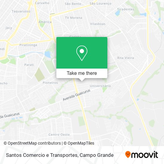 Santos Comercio e Transportes map