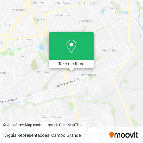 Aguia Representacoes map