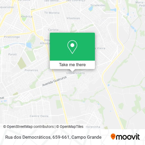 Rua dos Democráticos, 659-661 map