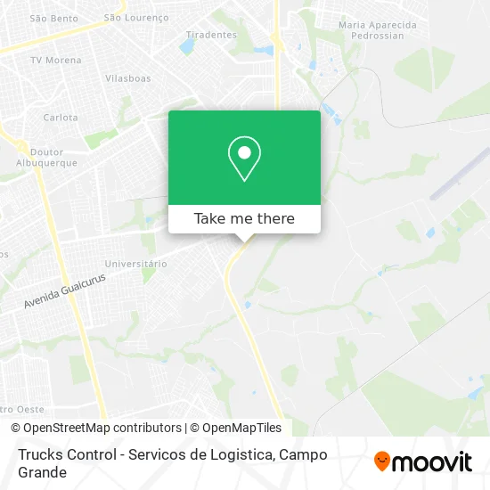 Trucks Control - Servicos de Logistica map