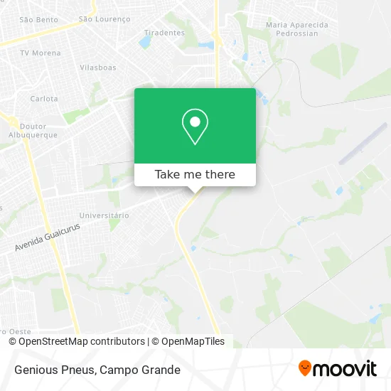 Genious Pneus map