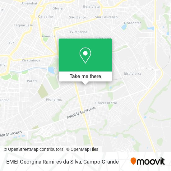 Mapa EMEI Georgina Ramires da Silva