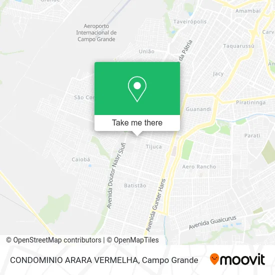 CONDOMINIO ARARA VERMELHA map