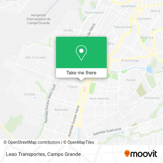 Leao Transportes map