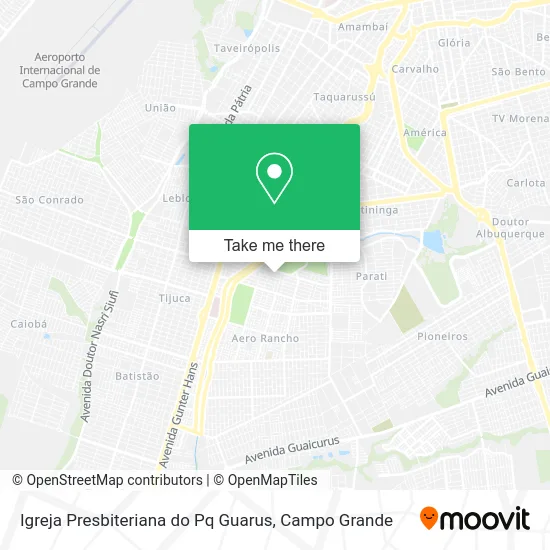 Igreja Presbiteriana do Pq Guarus map