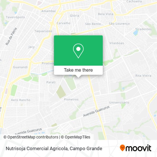 Nutrisoja Comercial Agricola map