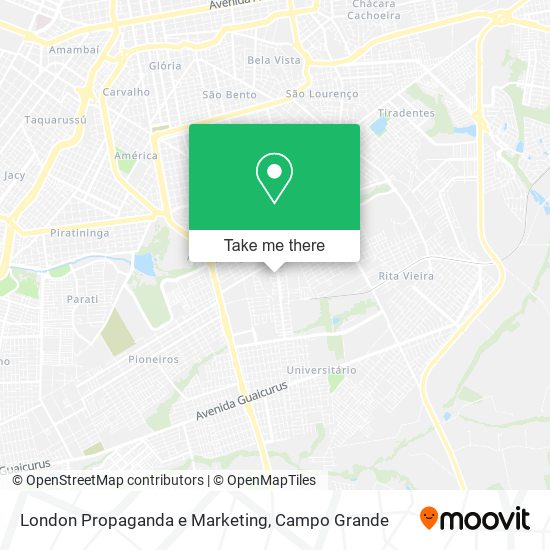 Mapa London Propaganda e Marketing