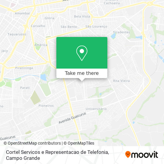 Cortel Servicos e Representacao de Telefonia map