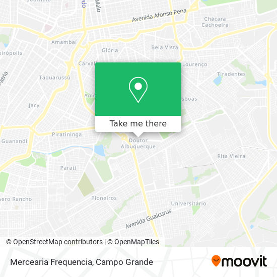 Mercearia Frequencia map