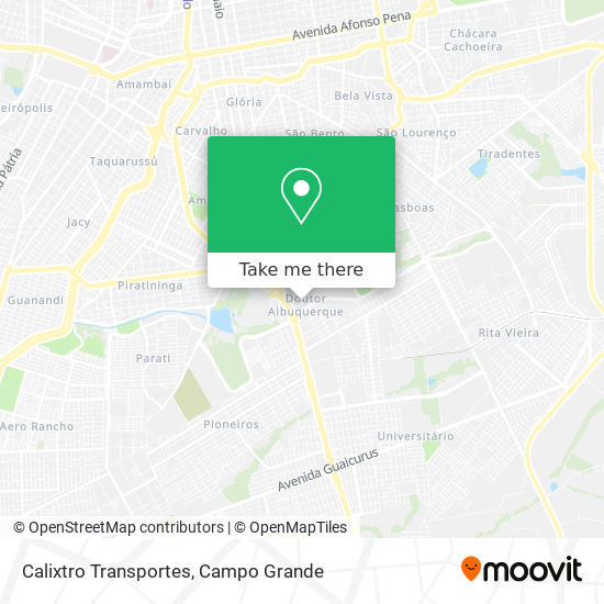 Calixtro Transportes map