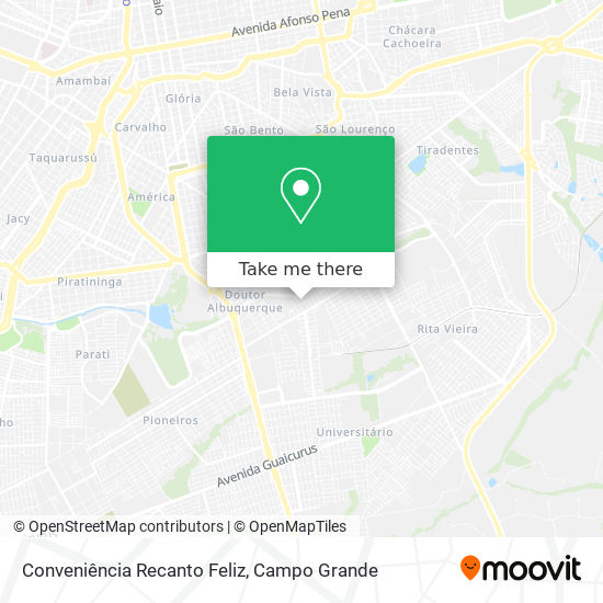 Conveniência Recanto Feliz map