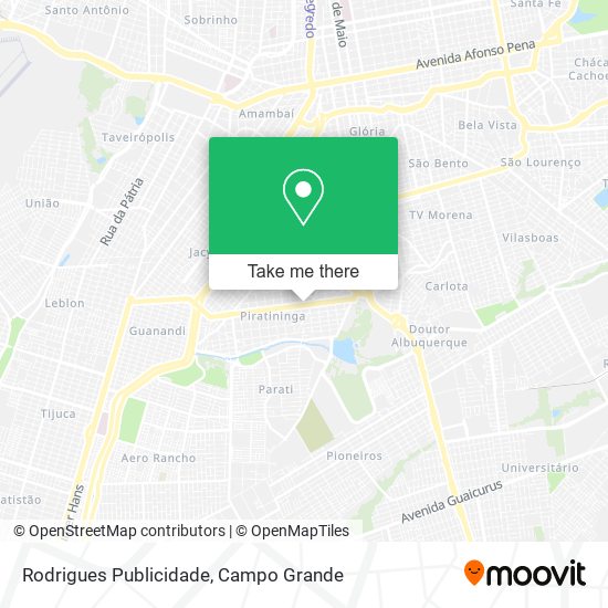 Rodrigues Publicidade map