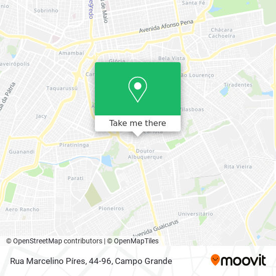 Mapa Rua Marcelino Píres, 44-96