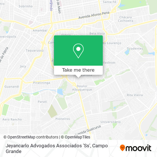 Mapa Jeyancarlo Advogados Associados 'Ss'