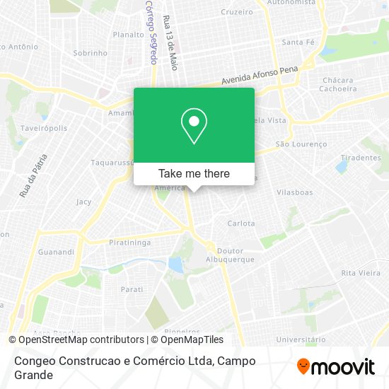 Congeo Construcao e Comércio Ltda map