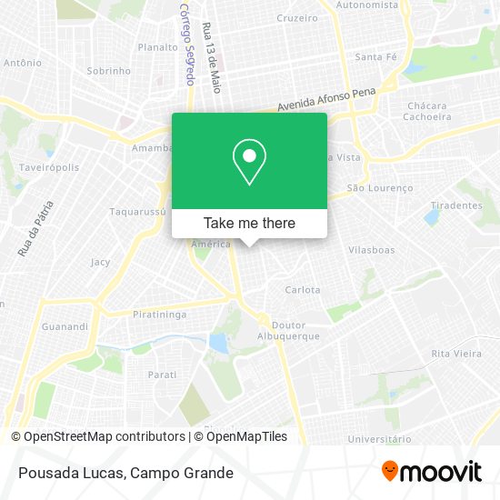 Pousada Lucas map